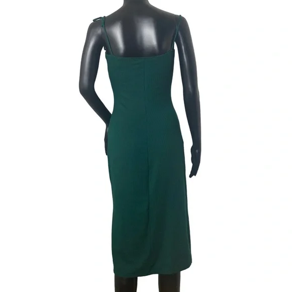 Reformation Green Midi Dress. Sz M